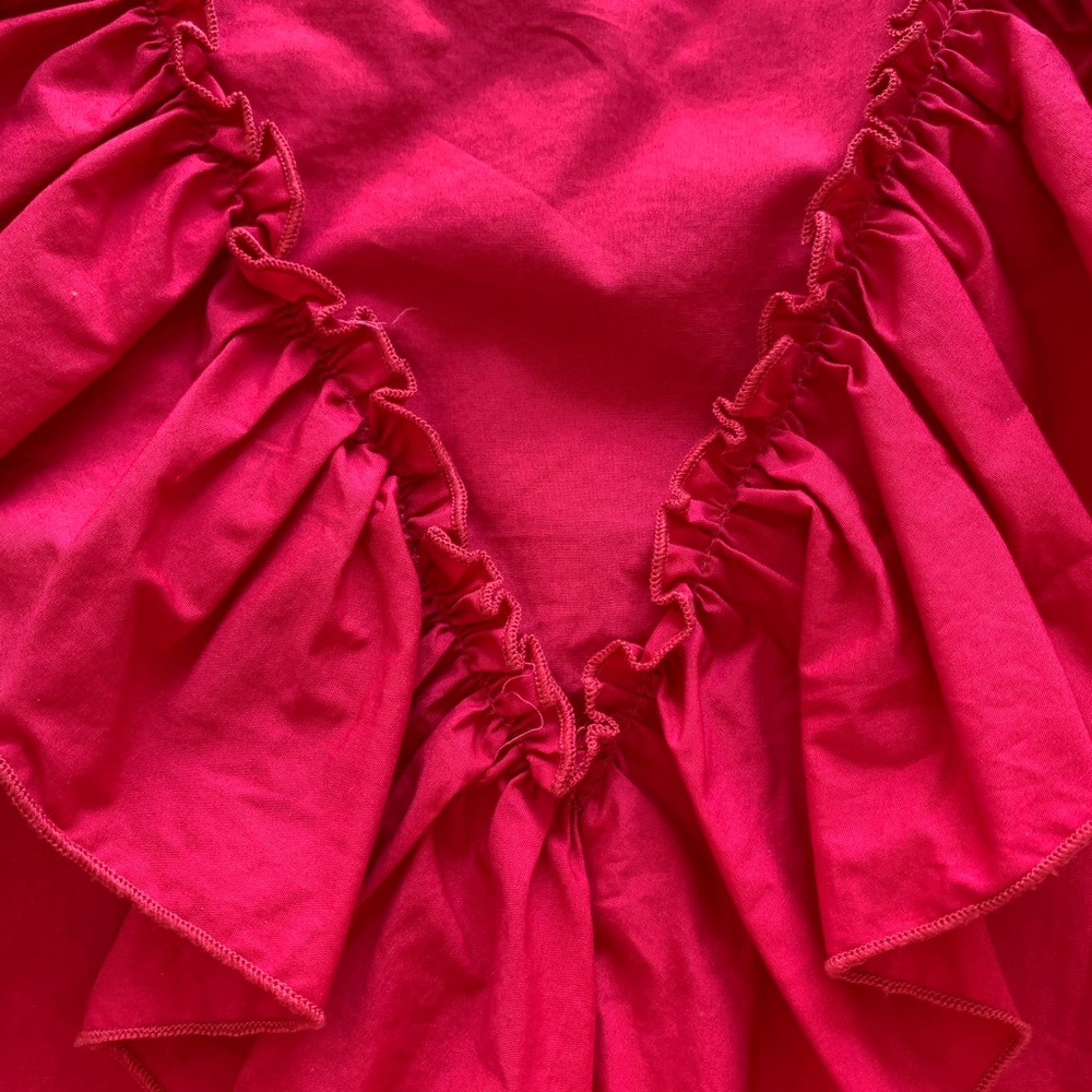 Guest Editor Ruffle Blouse Button Up Top - Picture 4 of 11